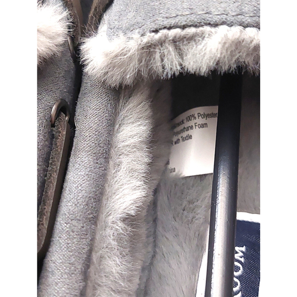 Club Room Men's Moccasin Indoor/Outdoor Slippers Gray Size Small 6-7 - Picture 12 of 16